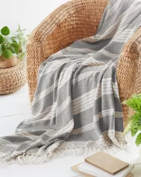 Image of Recycled Plastic Throw / Blanket Diamond Pattern