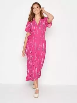 Image of Long Tall Sally Pink Tie Dye Dres, Pink, Size 14, Women