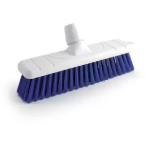 Image of SBM300 12" Stiff Poly Sweep Broom Head Blue