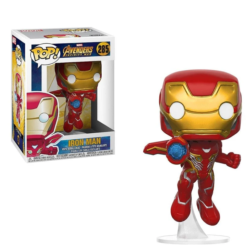 Image of FUNKO POP! Bobble: Marvel: Avengers Infinity Iron Man Action Figures One Size Black 80305090000