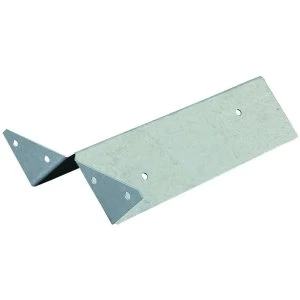 Image of Wickes Arris Rail Fencing Fixing Bracket Galvanised Steel