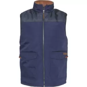 Image of Caterpillar Mens AG Vest Zip Up Blue 2XL