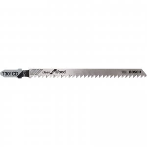 Image of Bosch T301 CD Wood Cutting Jigsaw Blades Pack of 3