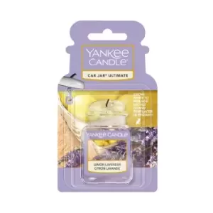 Image of Yankee Candle Car Jar Ultimate Lemon Lavender Air Freshener, 24G