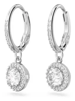 Image of Swarovski 5636270 Constella Rhodium Plated White Drop Jewellery