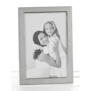 Image of Polished Silver Pimple 4x6 Frame