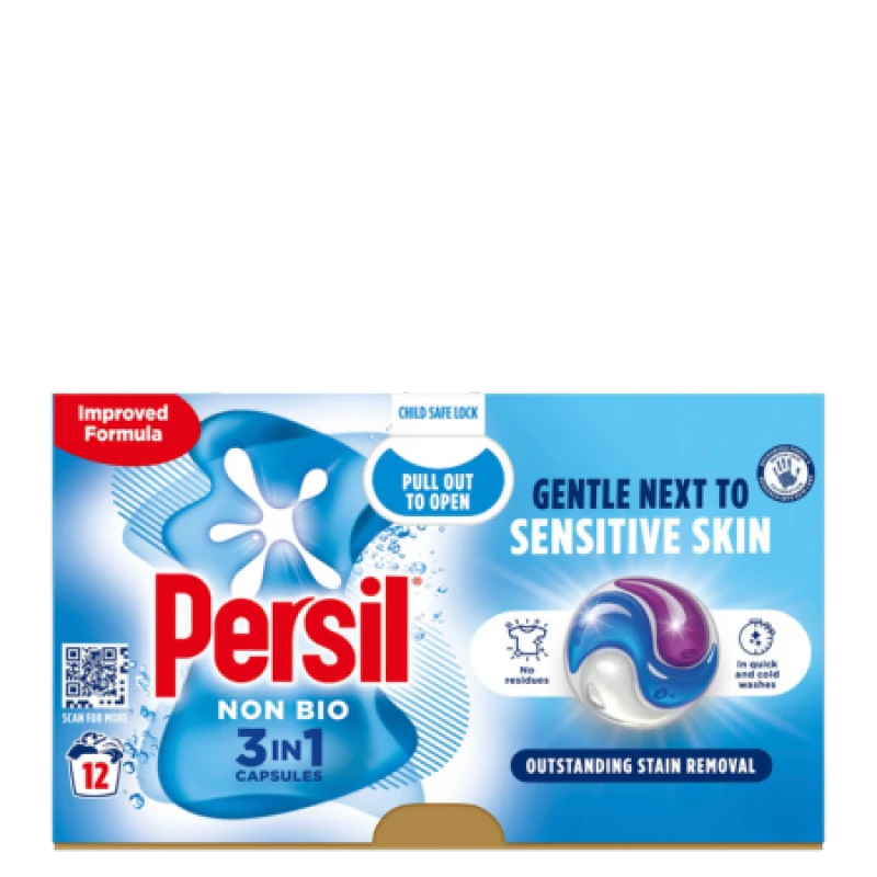 Image of Persil Non-Bio 3-in-1 Laundry Capsules a 12 Pcs PER-523721