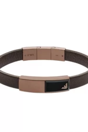 Image of Emporio Armani Signature EGS2340200 Rose Gold Plated Men Bracelet