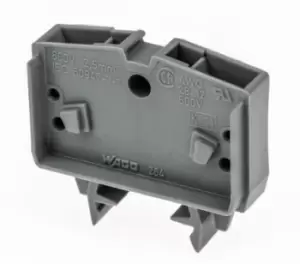 Image of Wago Grey 264 Din Rail Terminal, 28 12 AWG, 0.08 2.5mm, 800 V