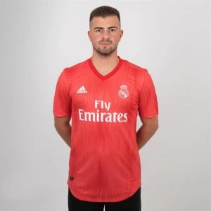 Image of adidas Real Madrid Replica Shirt Mens - Real Coral