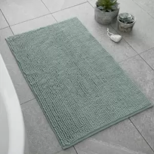 Image of Catherine Lansfield - Bobble Bath Mat, Sage Green