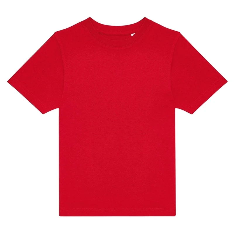 Image of B&C Plain Red T-Shirt Size: 12-13 Years Red Unisex 12-13 Years