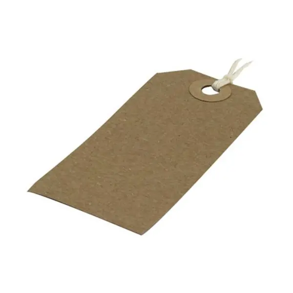 Image of Unbranded Strung Tag 82x41mm Buff (Pack of 1000) KF01597 2MS