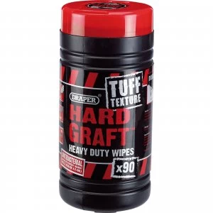 Image of Draper Hard Graft Cleaning Wipes Pack Of 90