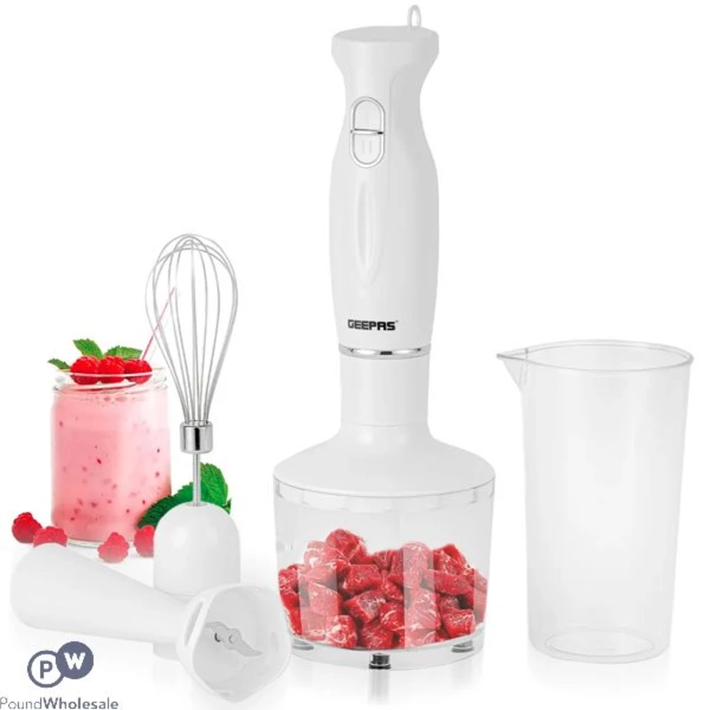 Image of Geepas GHB6144UK-BK 200W 4-in-1 Hand Blender