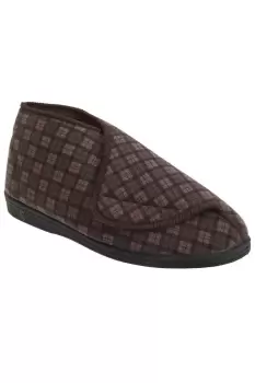 Image of James Check Boot Slippers