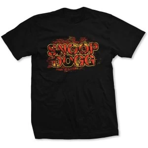 Image of Snoop Dogg - Red Logo Unisex Medium T-Shirt - Black