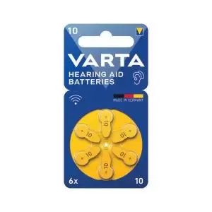 Image of Varta Hearing Aid Batteries 10 Pack of 6 24610101416 VR39357