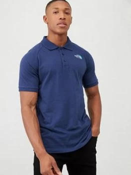 Image of The North Face Raglan Jersey Polo - Navy