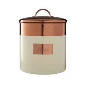 Image of Bread Bin in Cream/Copper