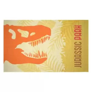 Image of Jurassic Park Dino Head Woven Rug - Small