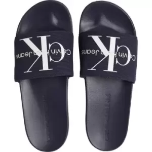 Image of Calvin Klein Jeans Monogram Slide - Blue