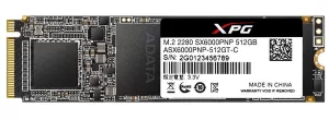 Image of ADATA XPG SX6000 Lite 512GB NVMe SSD Drive