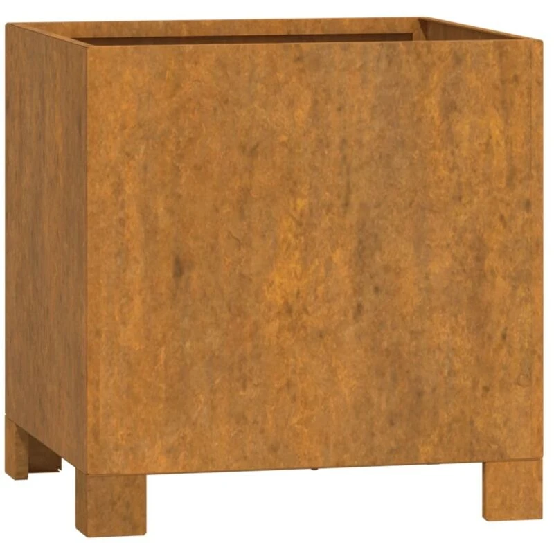 Image of VIDAXL Planter with Legs Rusty 32x30x33cm Corten Steel Vidaxl 823678