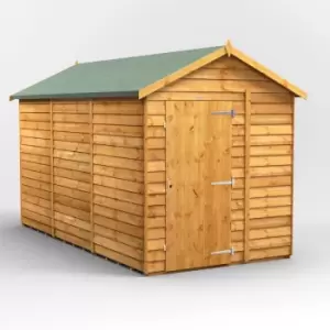 Image of 12x6 Power Overlap Windowless Apex Garden Shed