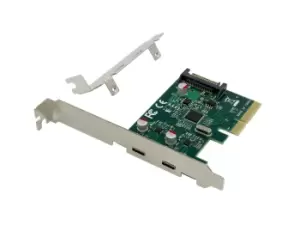 Image of Conceptronic EMRICK 2-Port USB 3.2 Gen 2 Type-C PCIe Card