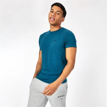 Image of Jack Wills Ayleford Pocket T-Shirt - Teal
