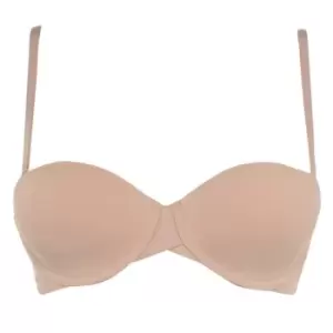 Image of Calvin Klein Calvin Strapless Bra - Beige