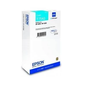 Image of Epson T7542 Cyan Ink Cartridge