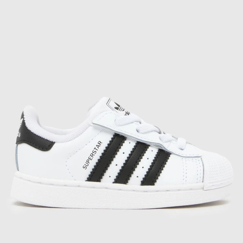 Image of adidas Originals Unisex Kids Low-Top Trainers White/Black unisex C8 (25.5)