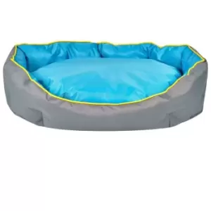 Image of Bunty Oval Heavy Duty Waterproof Pet Dog Puppy Bed Basket Tough Hard Wearing Cushion - Large