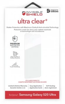 Image of InvisibleShield Ultra Clear+ Samsung Galaxy S20 Ultra Screen