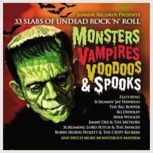 Image of Monster Vampires Voodoos & Spooks 33 Slabs of Undead Rock N Roll by Various Artists CD Album