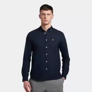 Image of Mens Oxford Shirt - Dark Navy - S