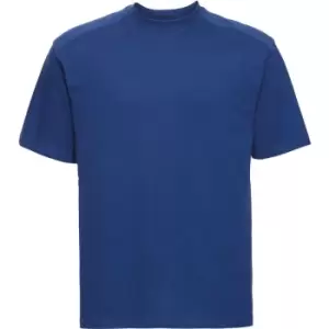 Image of Russell Europe Mens Workwear Short Sleeve Cotton T-Shirt (4XL) (Bright Royal) - Bright Royal