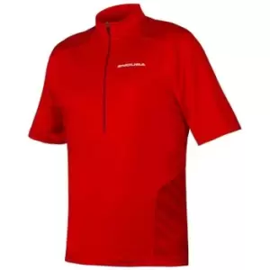 Image of Endura Hummvee Short Sleeve Jersey - Red