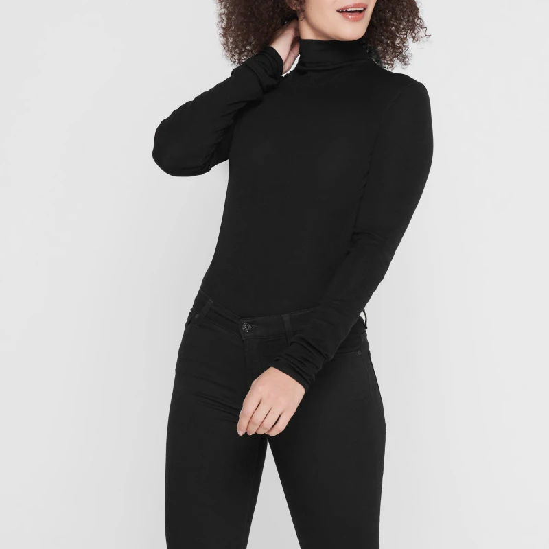 Image of Icebreaker icebreaker Queens LS High Neck Bodysuit - Black 10