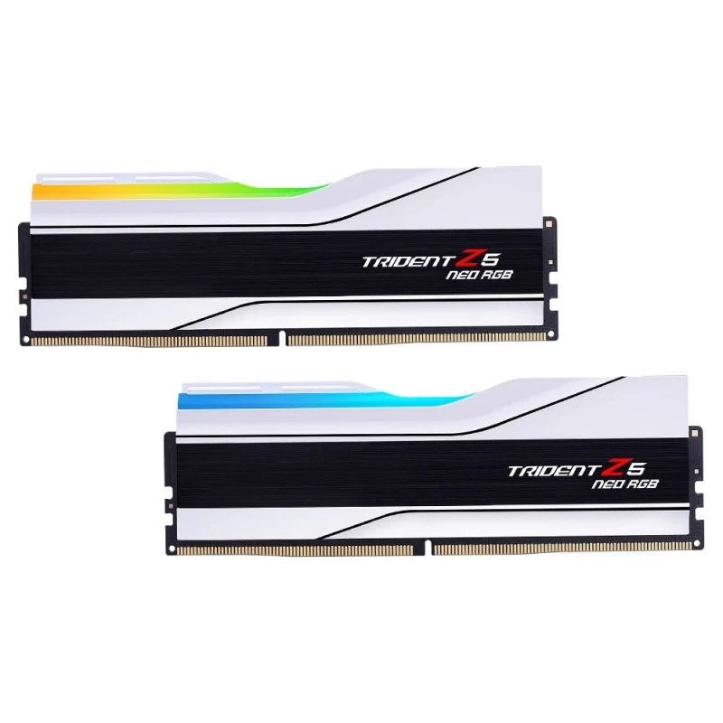 Image of G SKILL G.Skill Trident Z5 RGB 64GB 6400MHz CL32 DDR5 Memory - Silver F5-6400J3239G32GX2-TZ5RS
