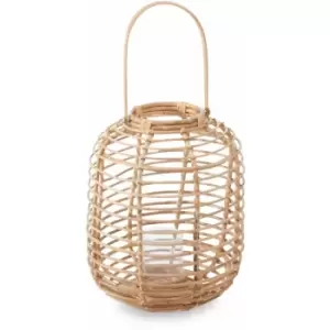 Image of Premier Housewares - Mataram Natural Rattan Candle Holder