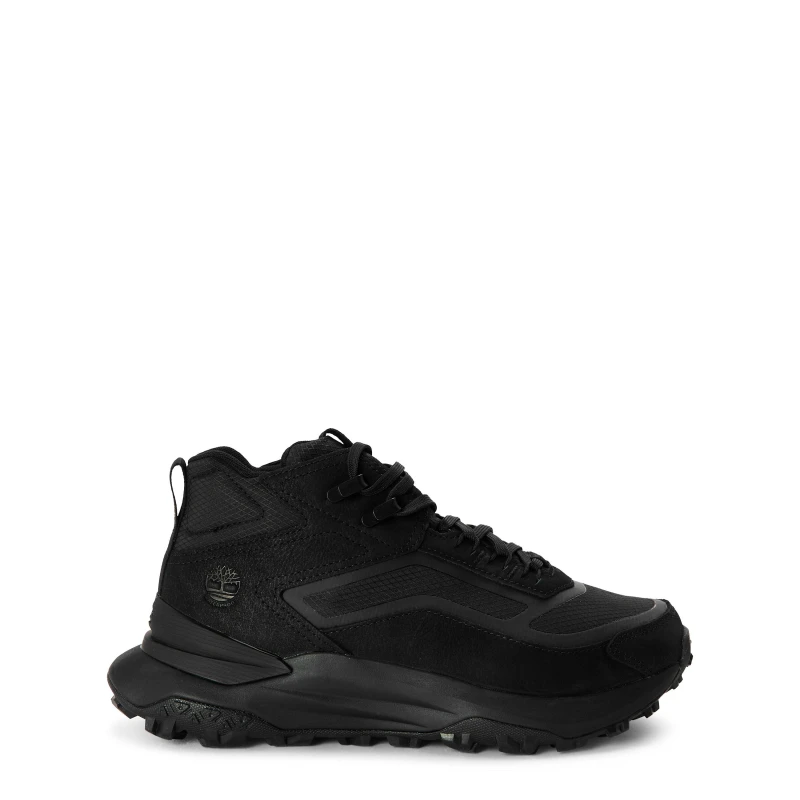 Image of Timberland Mens Motion Access Mid Lace Up Waterproof Low-Top Trainers Black Ripstop male 6.5 (40)