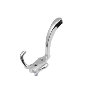 Image of GTV Triple Hat Coat Hanger Hook Door Wall Bath with Fixings - Colour Chrome, Pac