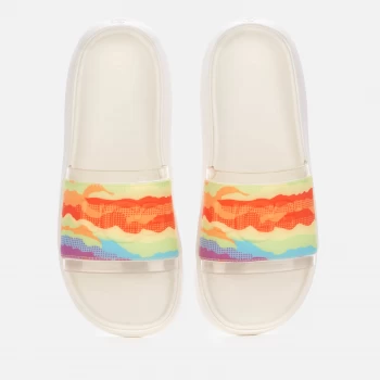 Image of UGG Pride Collection Cali Slide Sandals - Rainbow Stripes - UK 6
