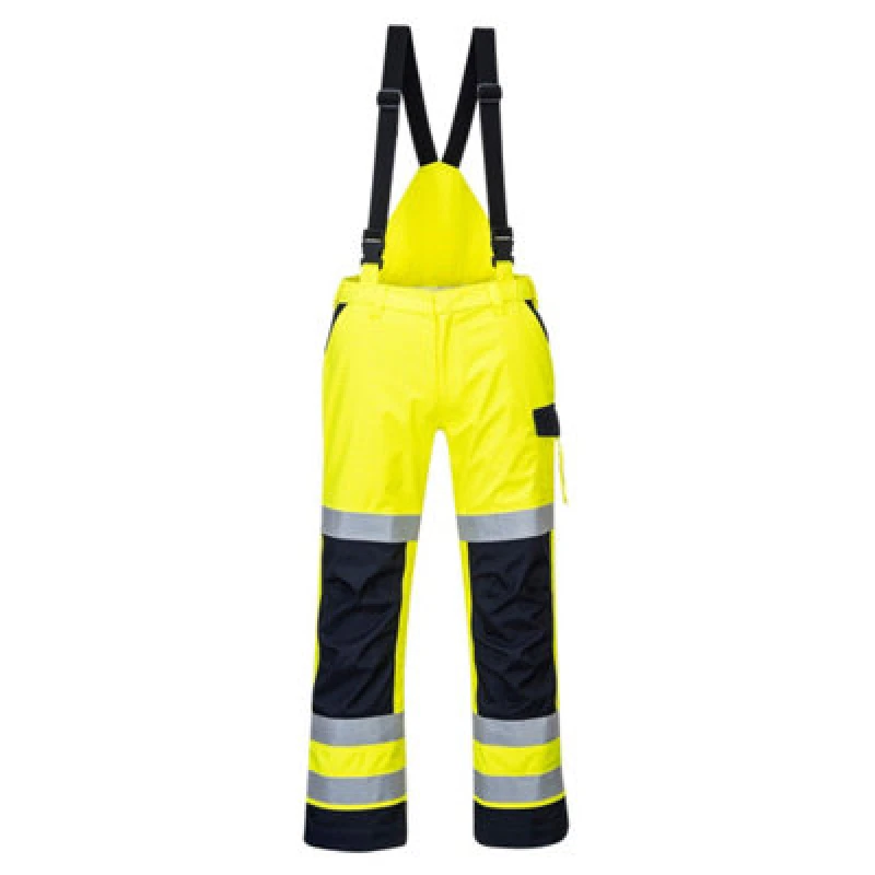 Image of Portwest MV71 Modaflame Multi Arc Trousers MV71YNRXXXL Colour: Yellow / Navy