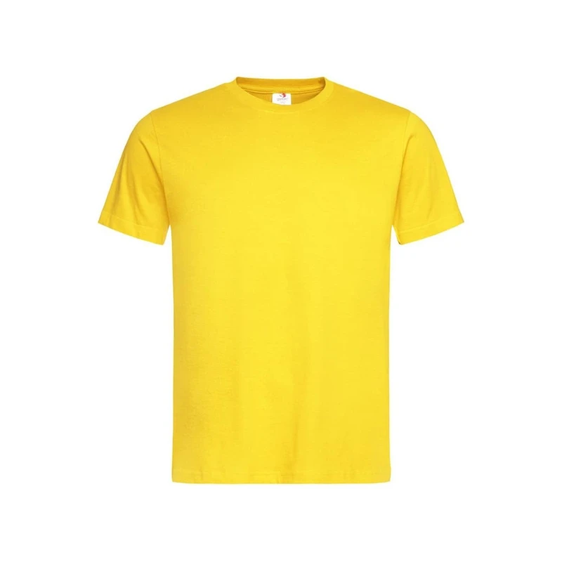 Image of Stedman Classics Mens Stedman Classic Tee in Bright Yellow Size: XS Bright Yellow Male XS