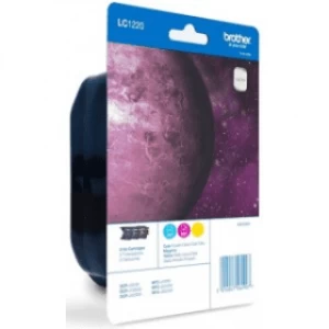 Image of Brother LC1220 Tri Colour Ink Cartridge