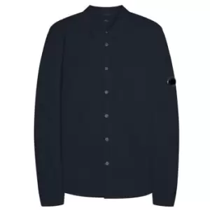 Image of CP COMPANY Lens Double Chest Shirt - Blue